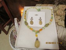 Beautiful Gemstone Pendant Necklace & Earrings Giftset - Gift-Boxed in Luke AFB, Arizona