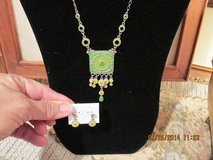 Sweet Pendant Necklace w/Gemstones & Matching Earrings - Gift-Boxed in Luke AFB, Arizona