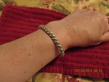 Very Vintage .925 Solid (Not Hollow) Sterling Silver Twisted Rope Cuff Bracelet in Luke AFB, Arizona