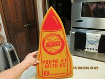 Rockets vs. Spurs!  Vintage Spongy Hand Rocket - Collectible! in Houston, Texas