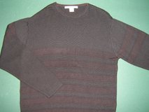 PERRY ELLIS * Mens sz LARGE casual Black SWEATER Shirt in Schaumburg, Illinois