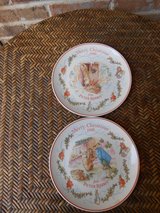 Pair Beatrix Potter Christmas Plates in Aurora, Illinois